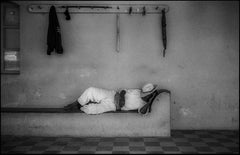 Man Sleeping, Oaxaca, 1976 (framed)