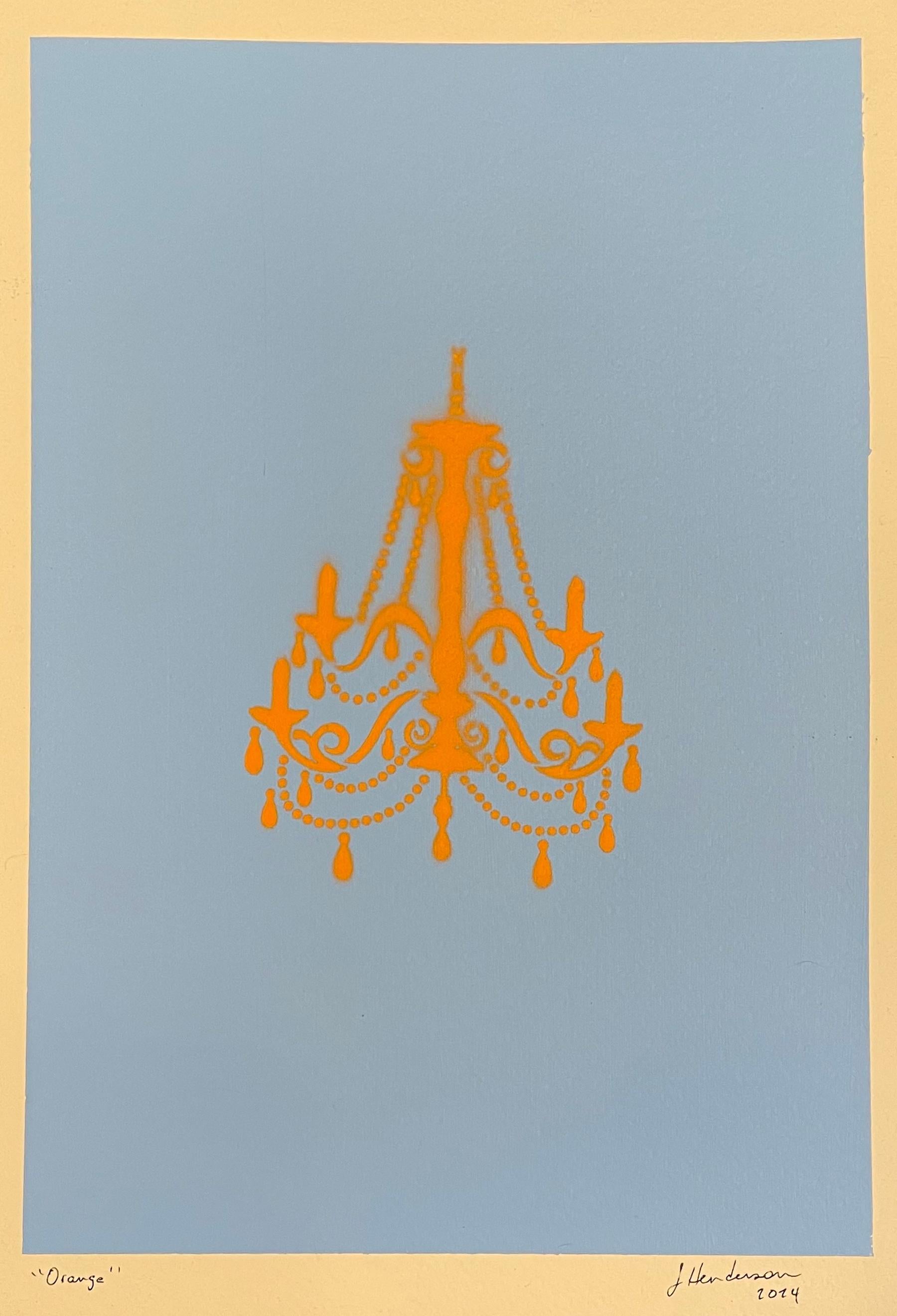 Arancione - Mixed Media Art di James Henderson