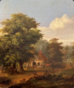 "Landschaft und Figuren (New Jersey oder Long Island)" James Henry Cafferty