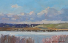 James Hewitt (b.1934) - 20th Century Oil, High Water at Blythburgh - Suffolk