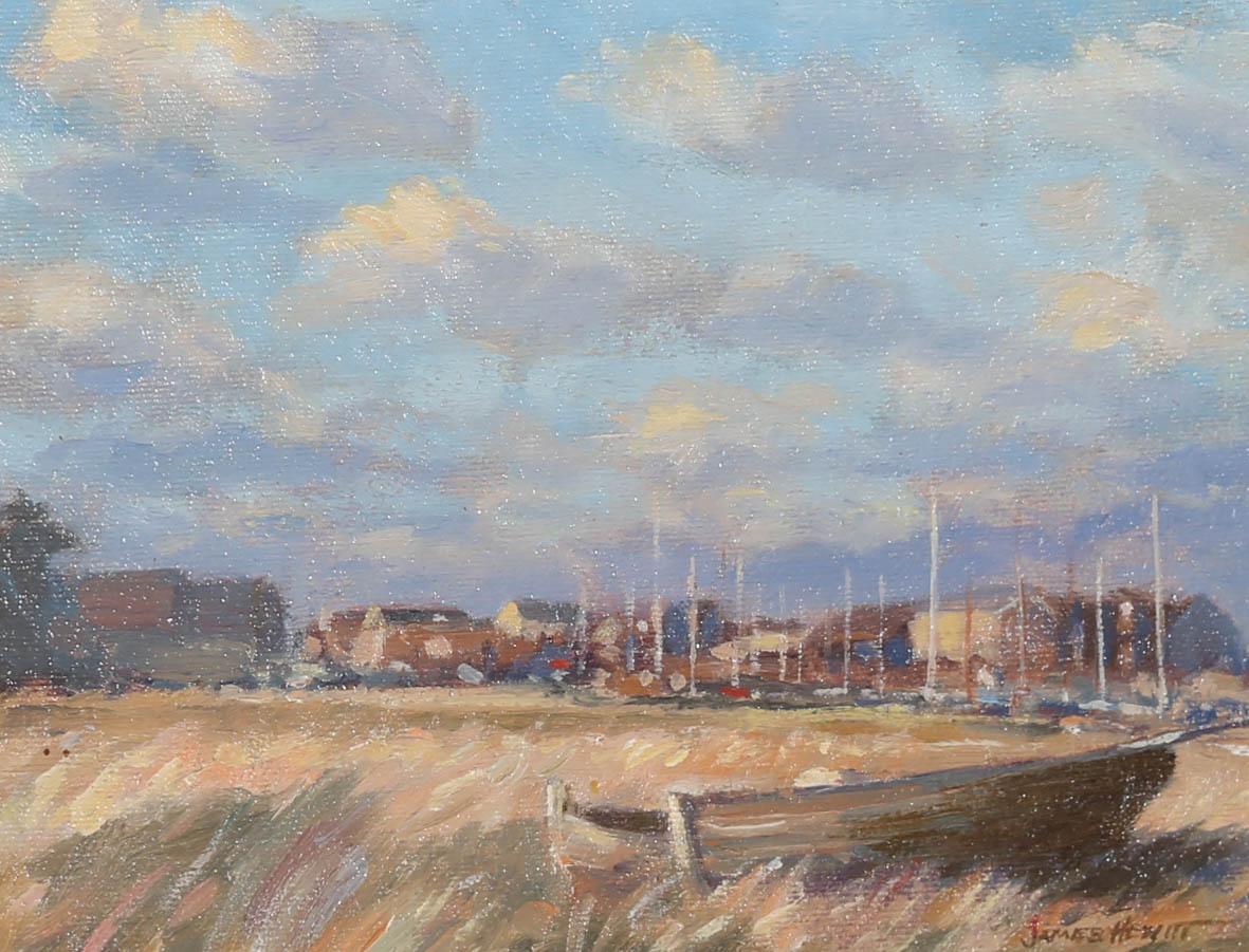 James Hewitt (nato nel 1934) - XX secolo Olio, The Downs, Maldon in vendita 1
