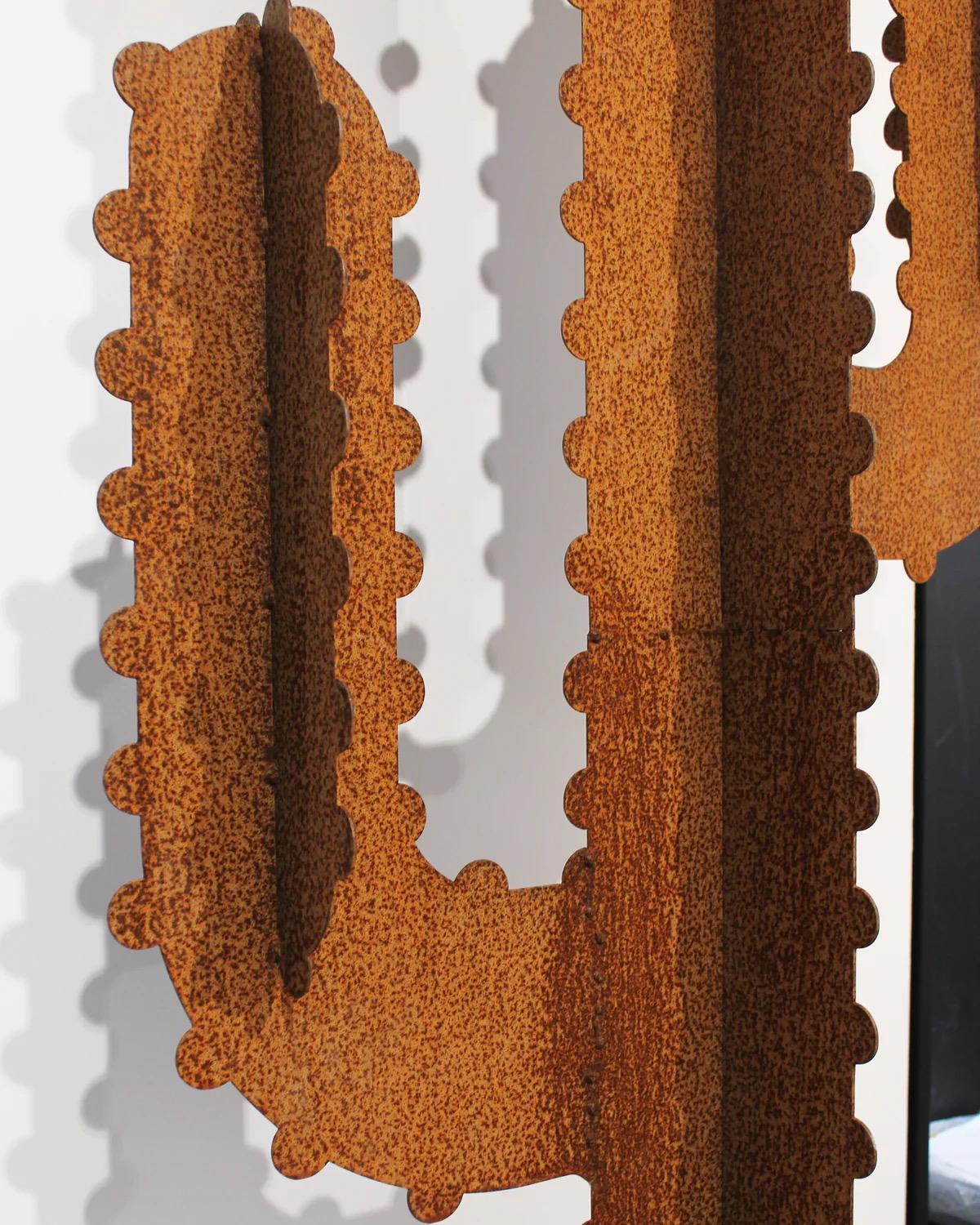 Arizona - Corten Steel Cactus Sculpture For Sale 1
