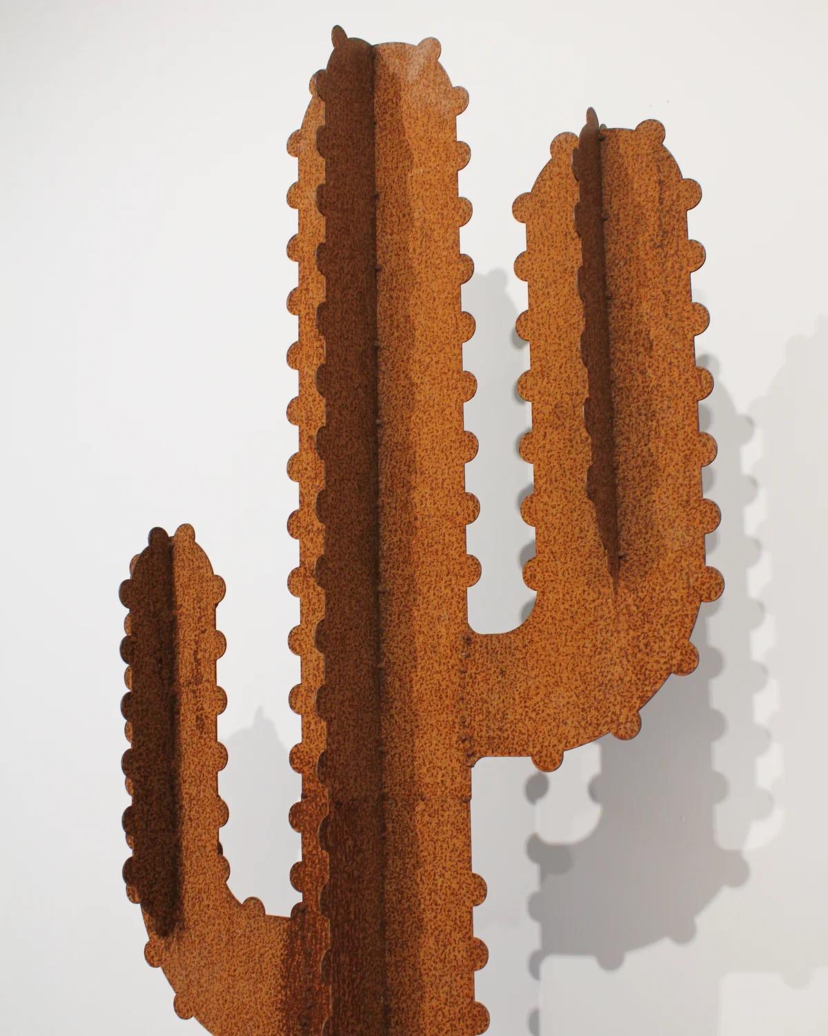 Arizona - Corten Steel Cactus Sculpture For Sale 2