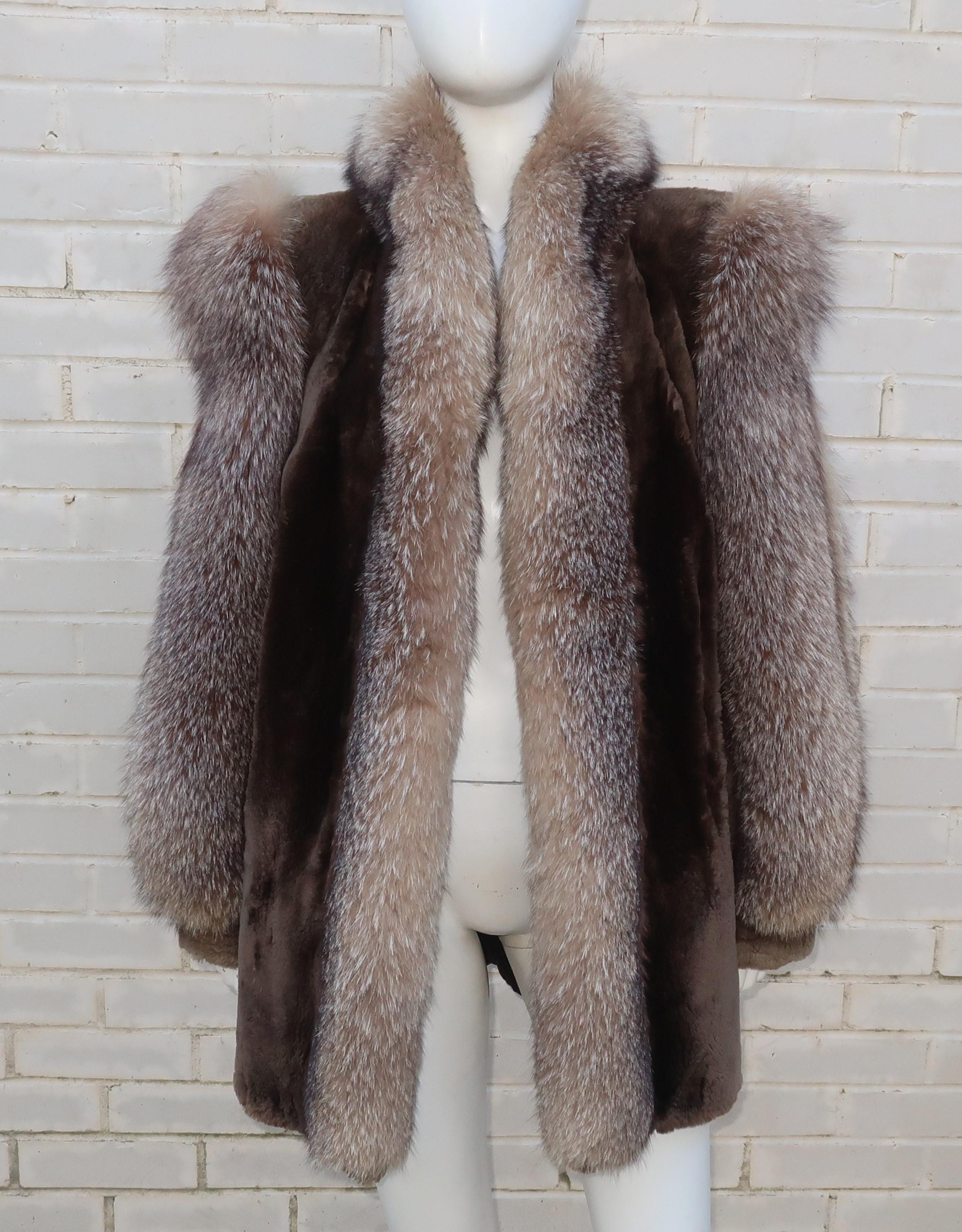 jordache fur coat