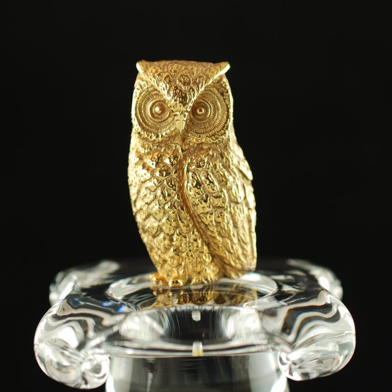 James Houston for Steuben "Column of the Owl" For Sale at 1stDibs