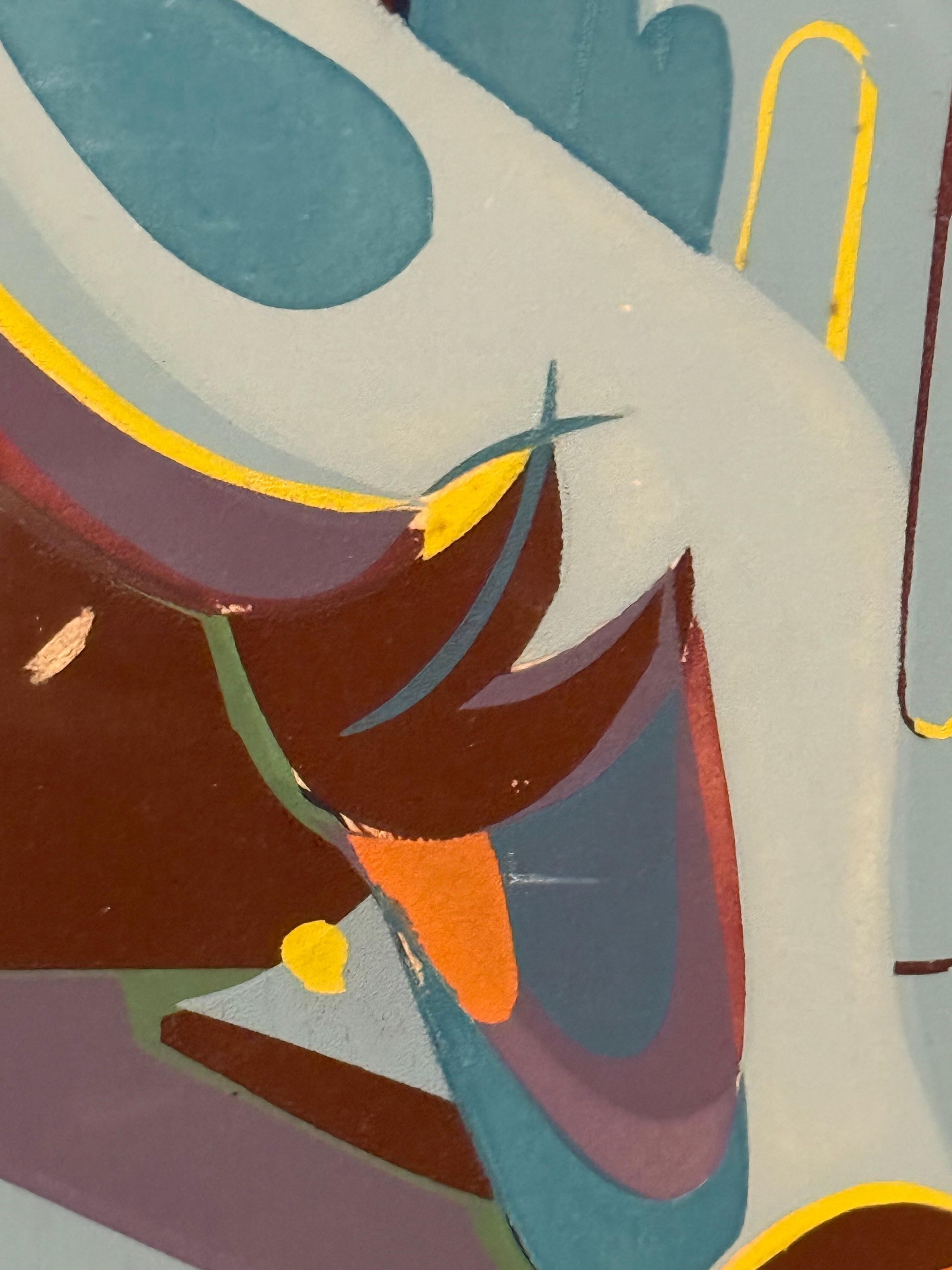 Abstrait cubiste et moderniste réversible de James Houston McConnell en vente 10