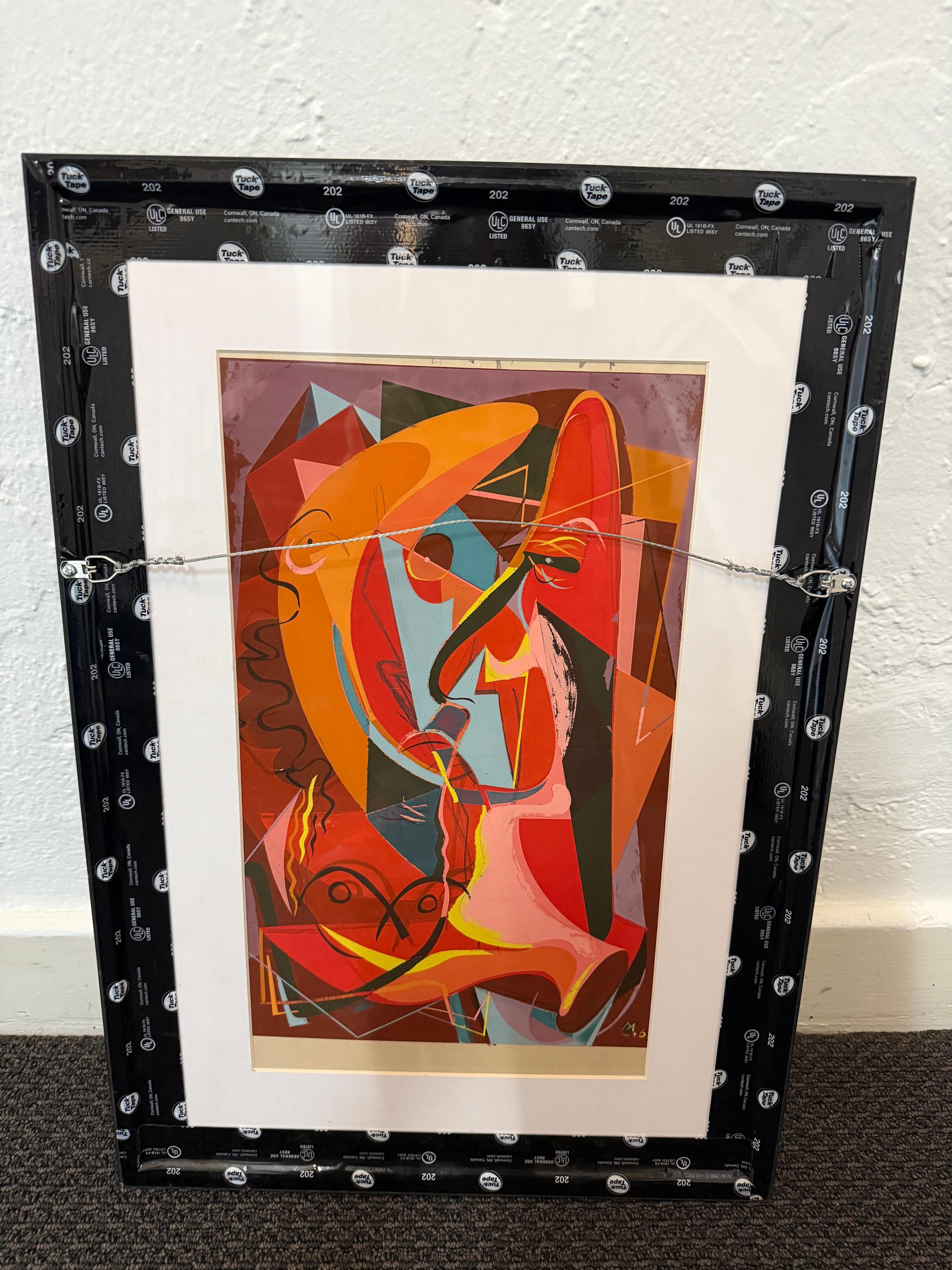 Abstrait cubiste et moderniste réversible de James Houston McConnell en vente 11
