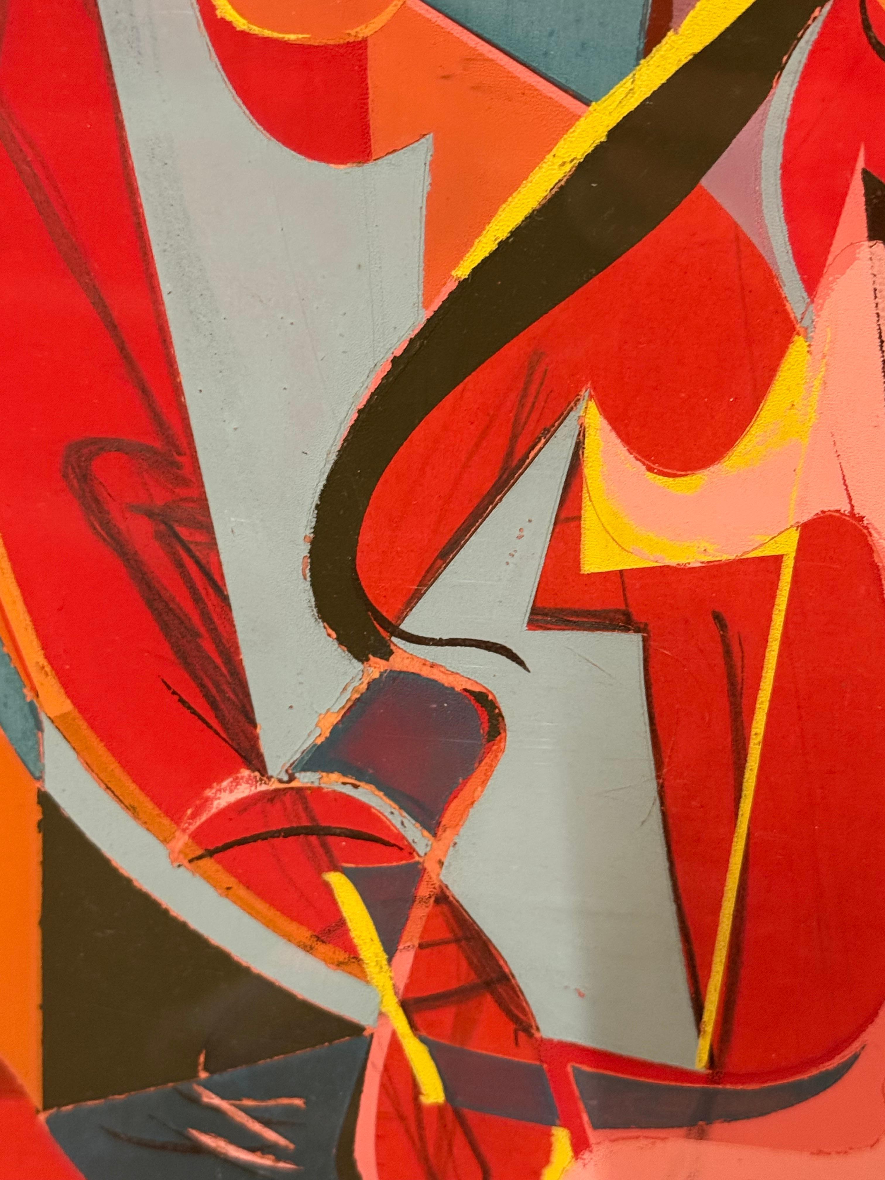 Abstrait cubiste et moderniste réversible de James Houston McConnell en vente 13