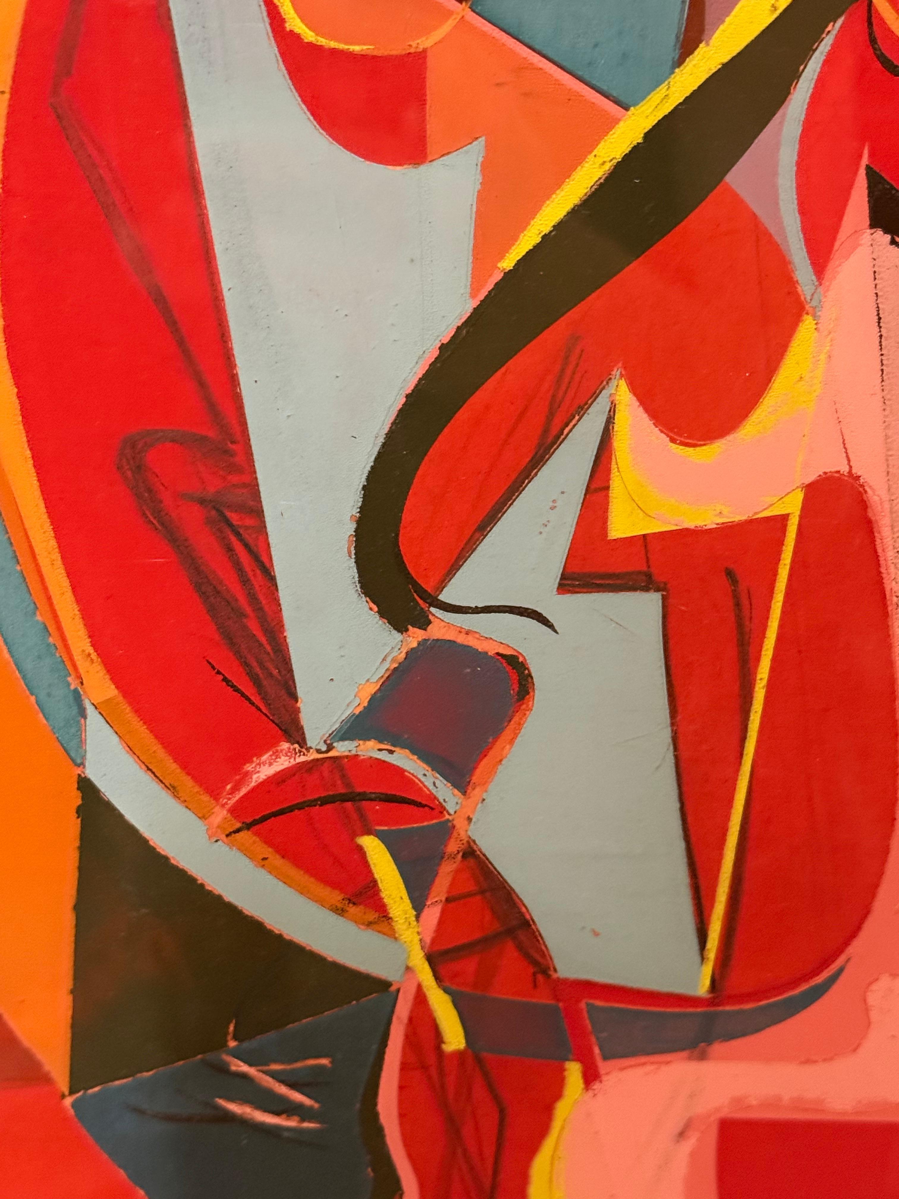 Abstrait cubiste et moderniste réversible de James Houston McConnell en vente 16