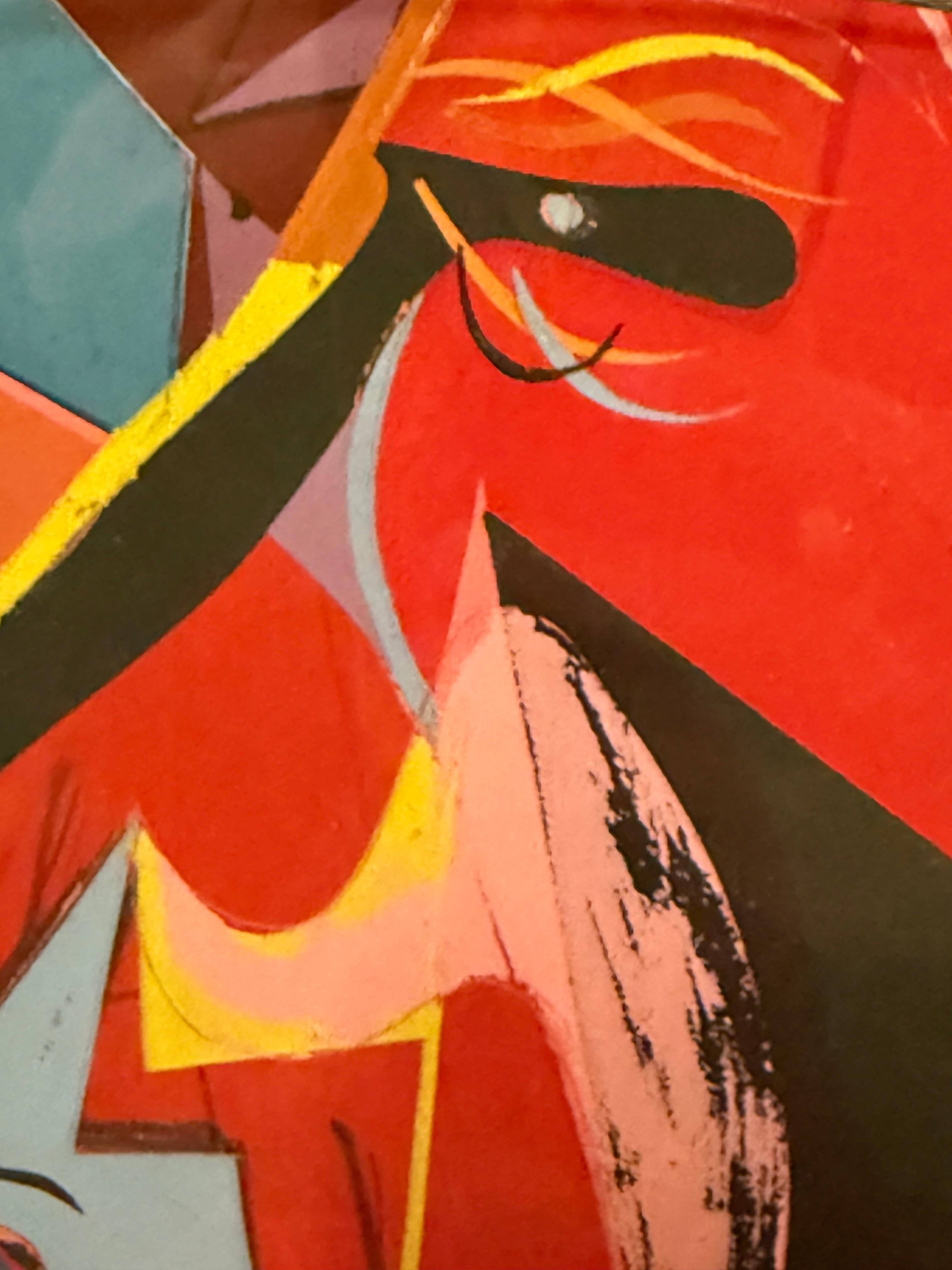 Abstrait cubiste et moderniste réversible de James Houston McConnell en vente 17