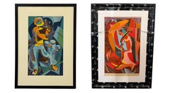 Abstrait cubiste et moderniste réversible de James Houston McConnell