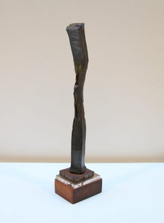 Abstrakte Stahl-Metallskulptur, „Ohne Titel Stahlskulptur“