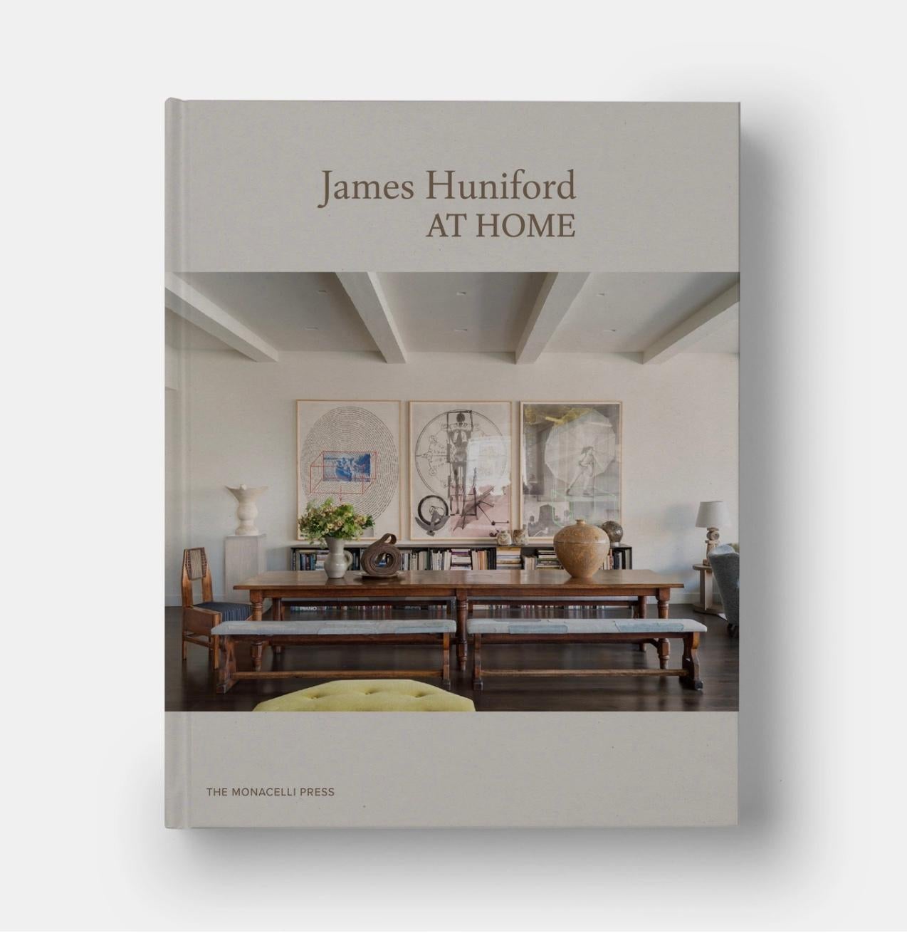 Brand new copy of James Huniford At Home, hard cover by Monacelli Press, 2020. Just bought it at a Barnes and Noble closing sale to realize I already have it! Oops. My loss is your gain. 

Flipped through once. Tight binding, brand new