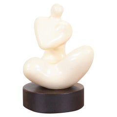 James Hunolt "Mother & Child" Abstract Stone Sculpture