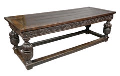 James I Oak Refectory Table