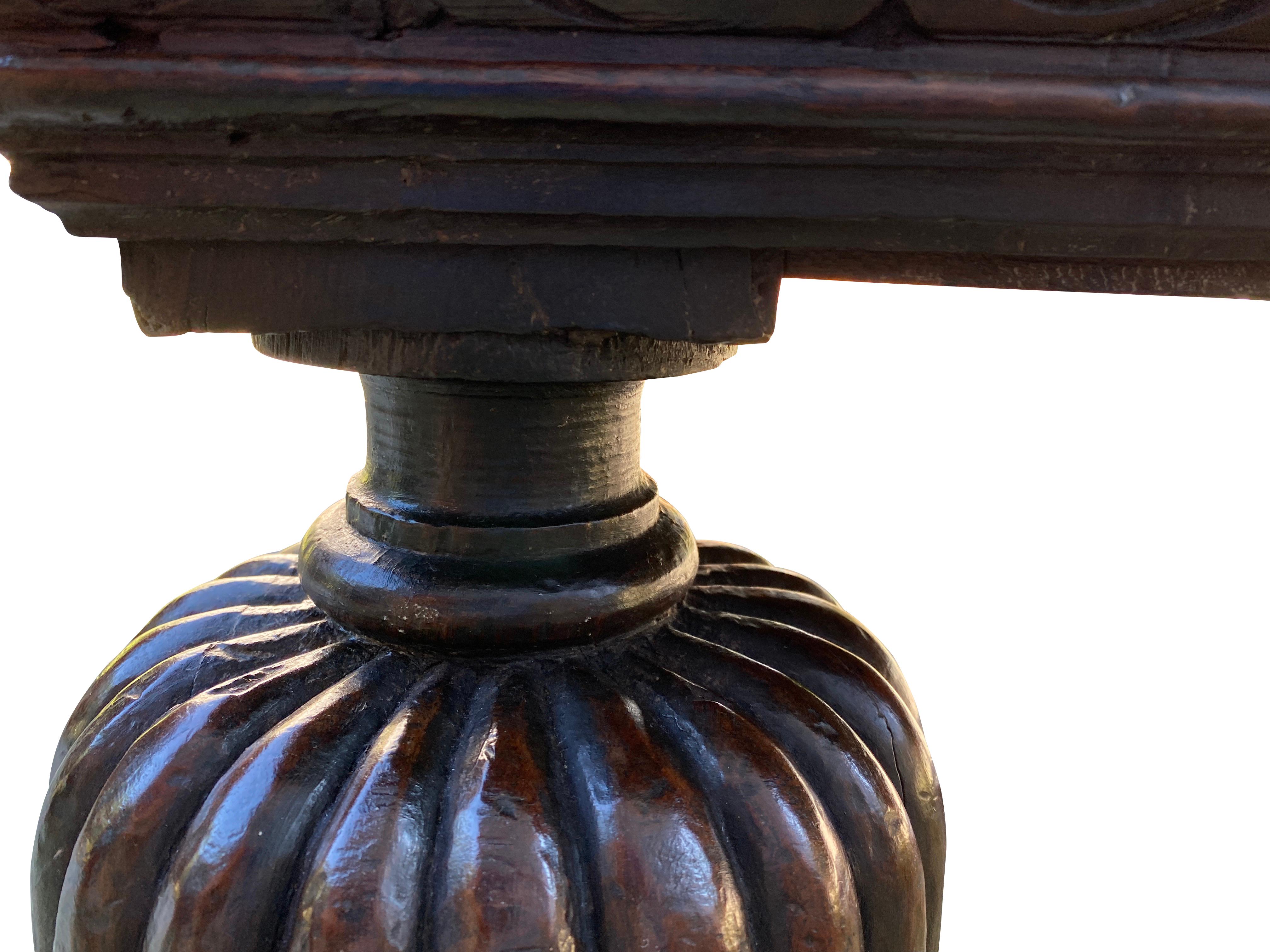 James I Oak Refrectory Table 6