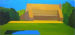 Eastender, architecture and landscape painting on wood panel