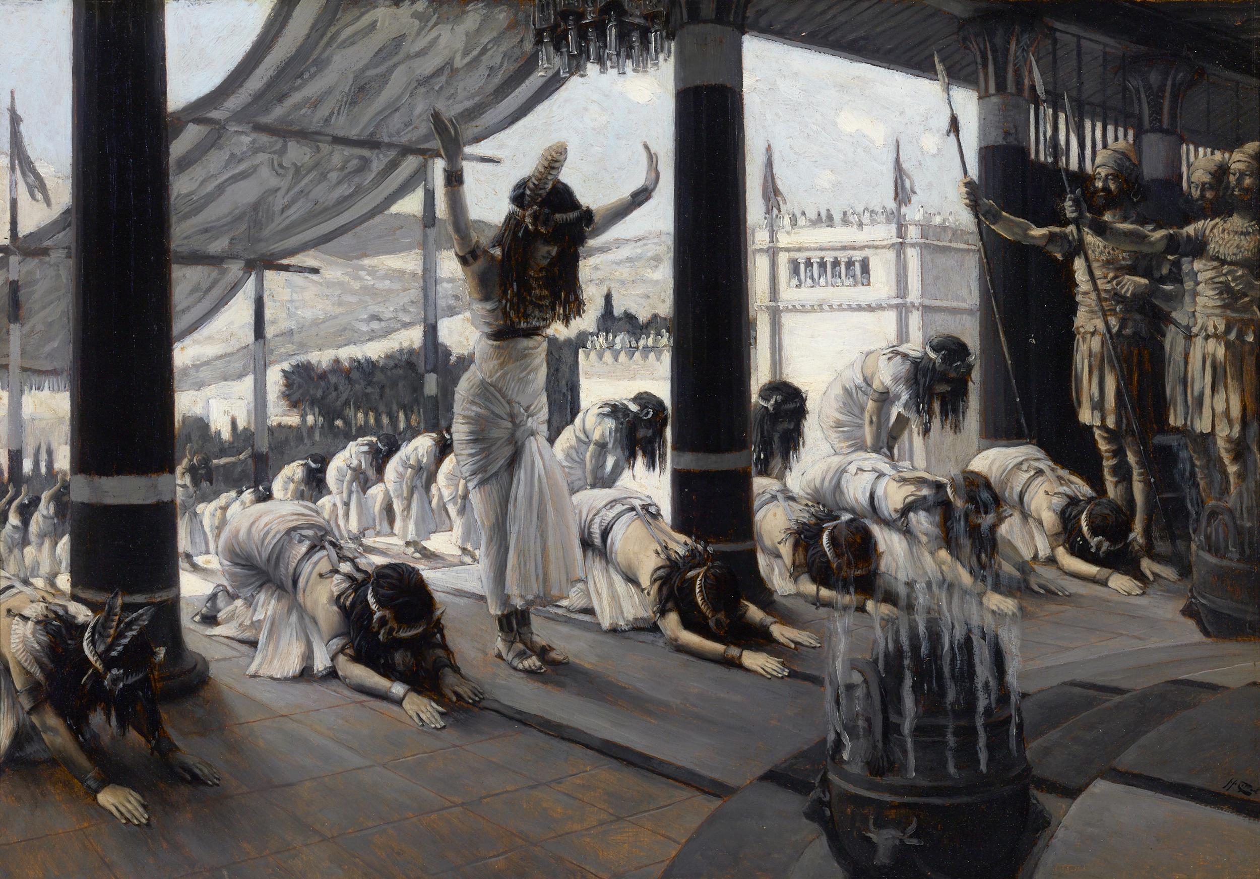 James Jacques Joseph Tissot Interior Painting - THE VISIT OF THE QUEEN OF SHEBA