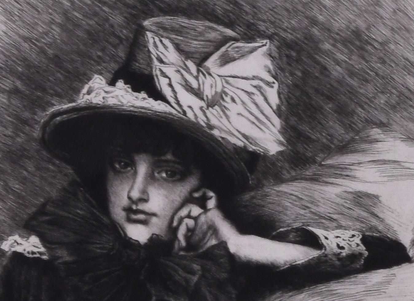 Berthe - Impressionist Print by James Jacques Joseph Tissot