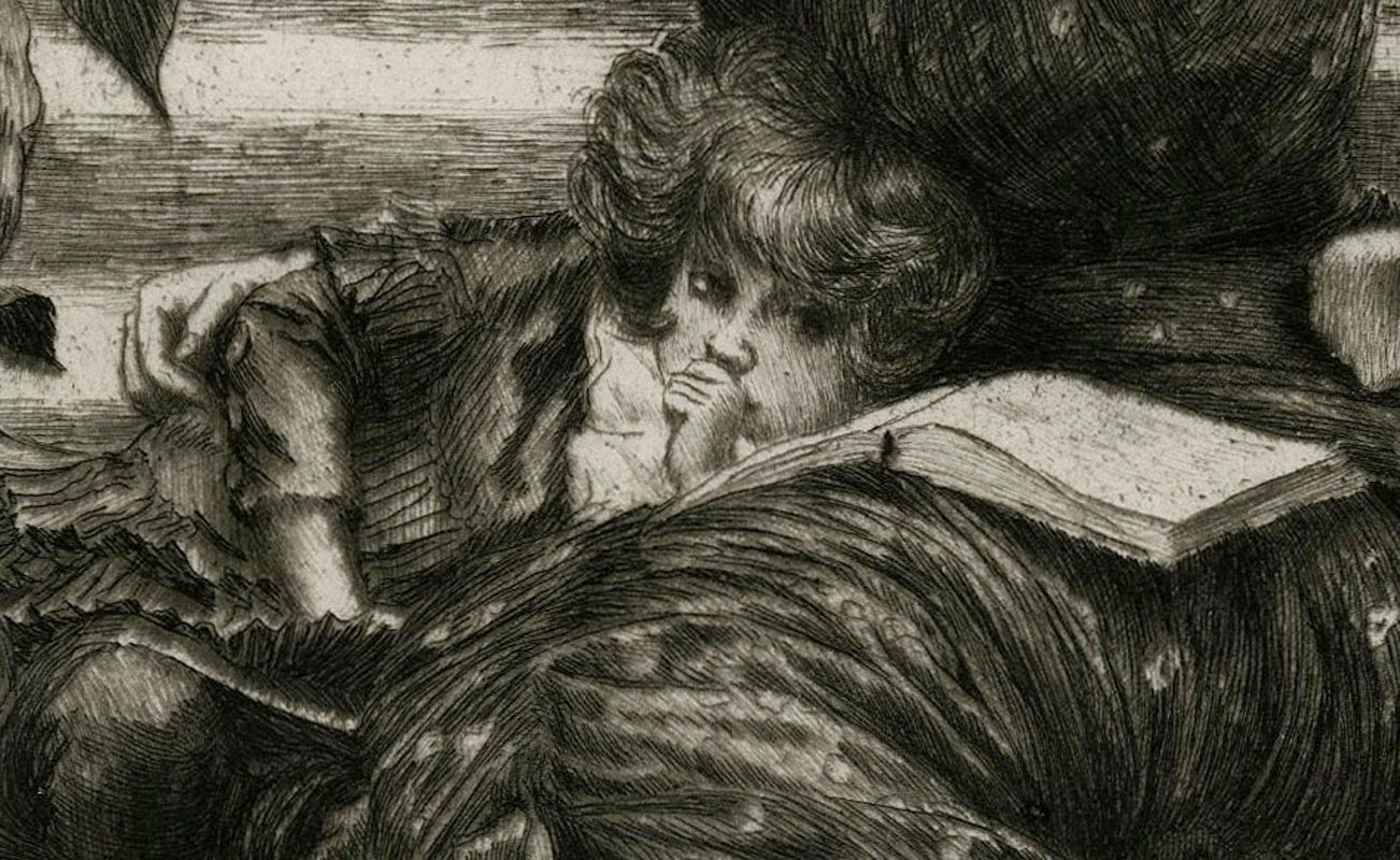 La Soeur ainee The Elder Sister - Victorian Print by James Jacques Joseph Tissot