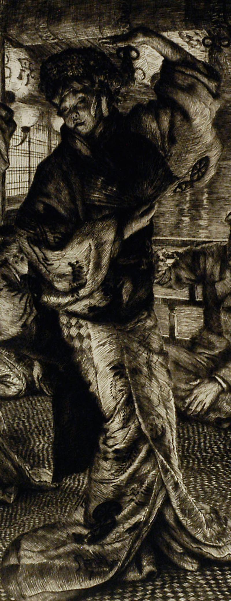 L'enfant prodigue: en pays etranger (El hijo pródigo: en países extranjeros) - Print de James Jacques Joseph Tissot