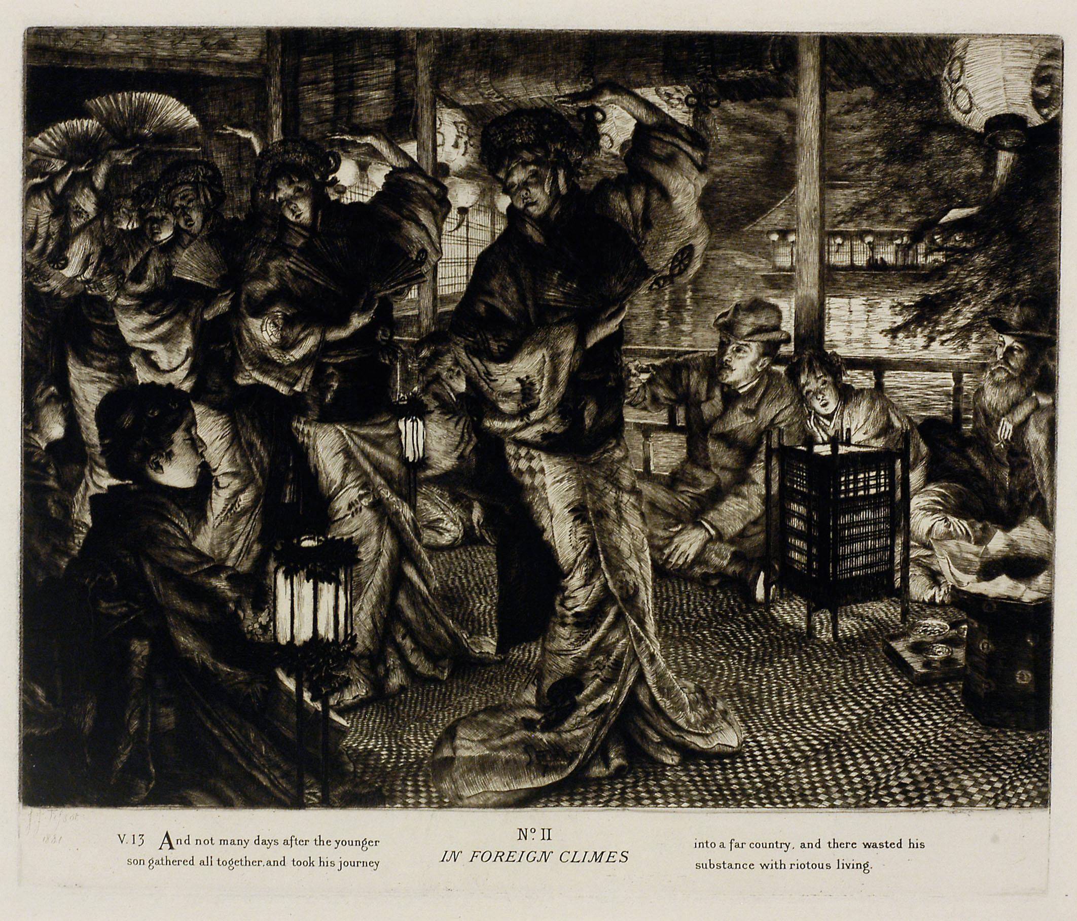 Figurative Print James Jacques Joseph Tissot - The Prodigal Son : en pays etranger (L'enfant prodigue : en pays etranger)