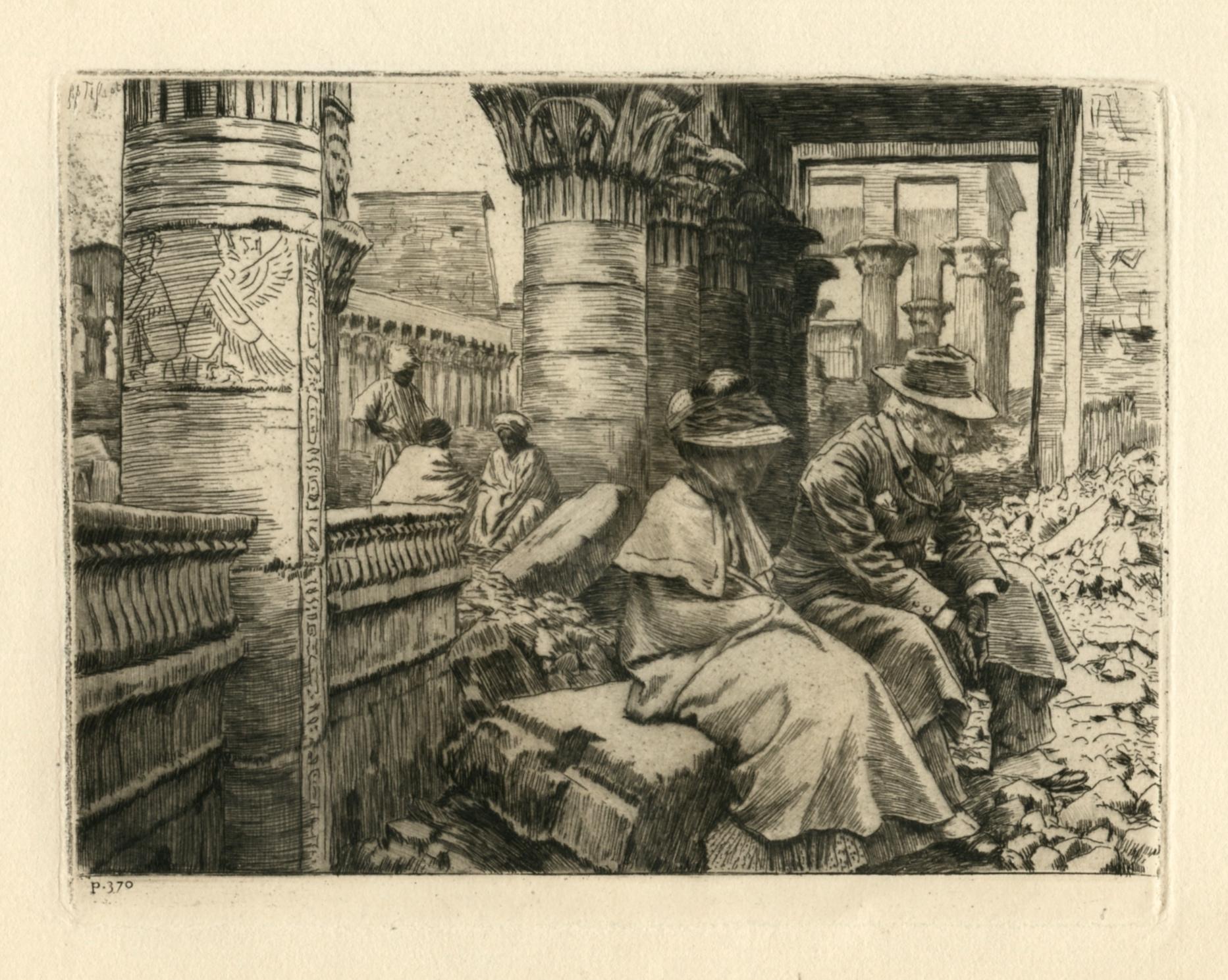original etching - Print by James Jacques Joseph Tissot
