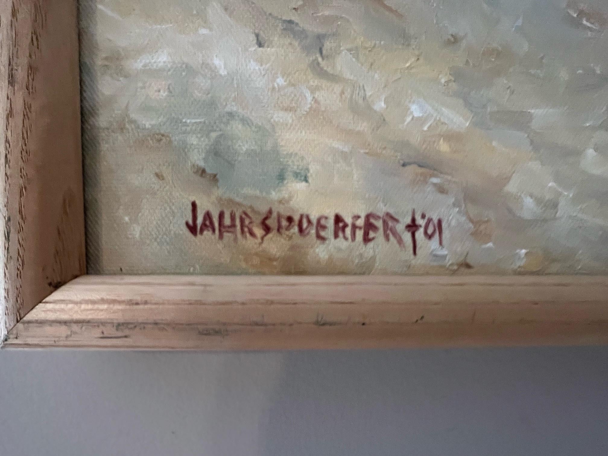 James Jahrsdoerfer, „Sound View Inn“, Sommer-Strand-Ozean-Landschaft, Ölgemälde im Angebot 4