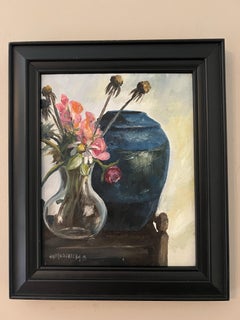 James Jahrsdoerfer, „Springtime in Still“, Blumenvase, Stillleben, Ölgemälde