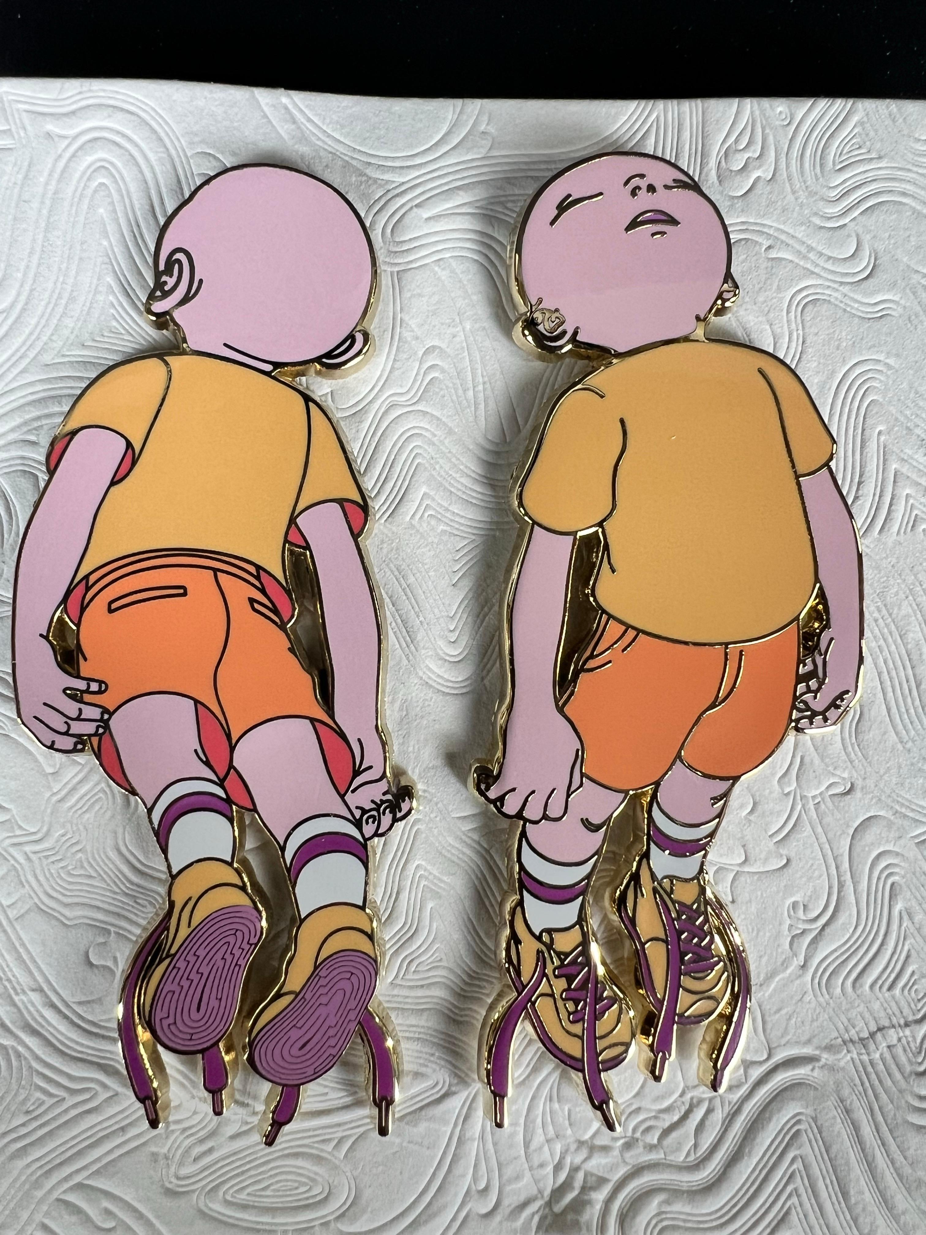 Modern James Jean Descendants Arroyo Enamel Pin 500 Limited edition For Sale