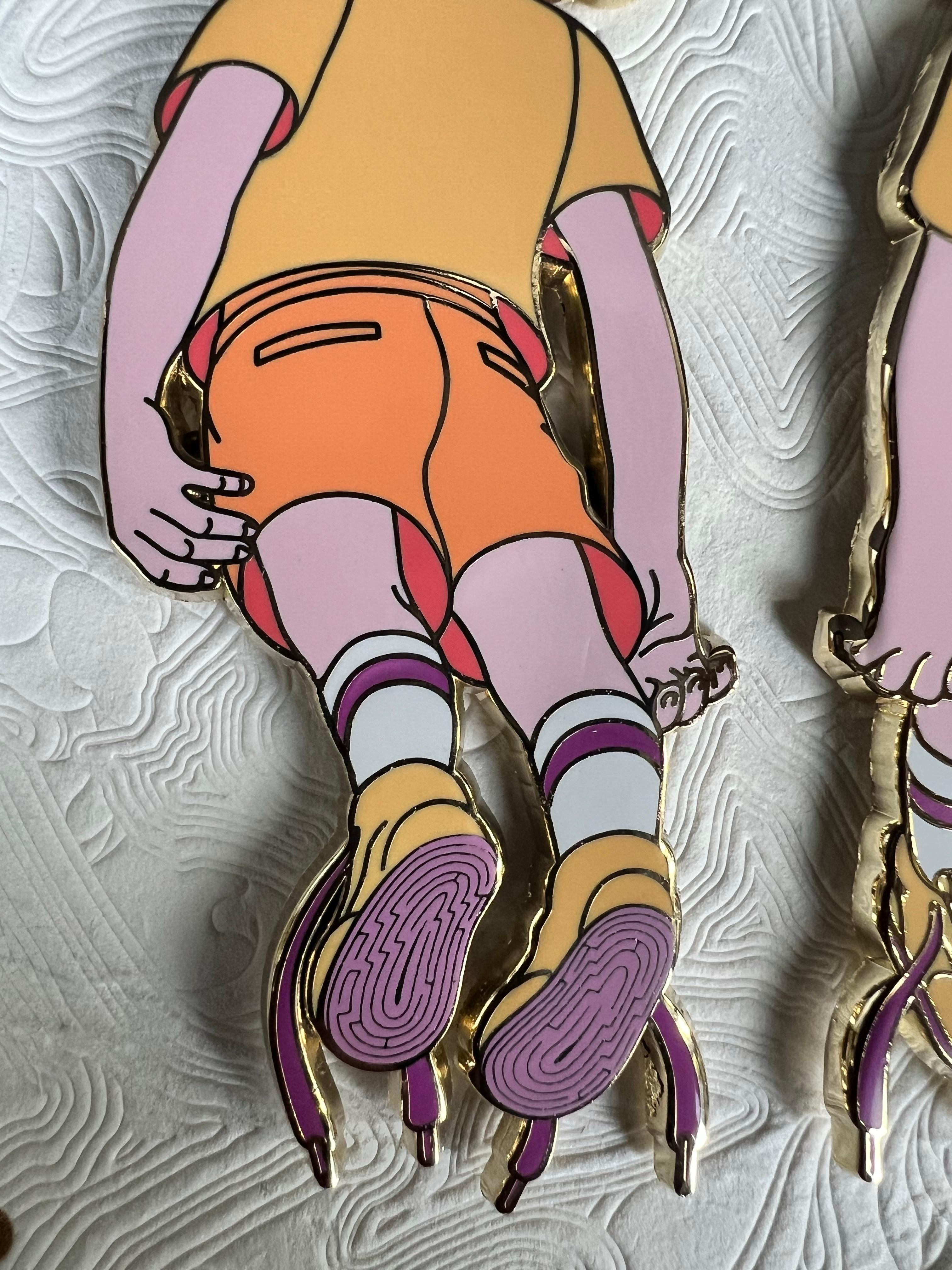 20th Century James Jean Descendants Arroyo Enamel Pin 500 Limited edition For Sale