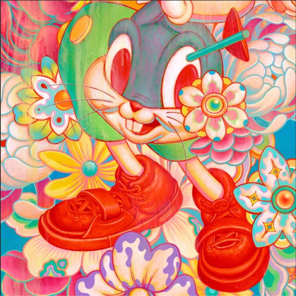 Blumenstrauß (Sonstige Kunststile), Print, von James Jean 