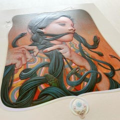 James Jean Braid III Signed Numbered Embellished Print