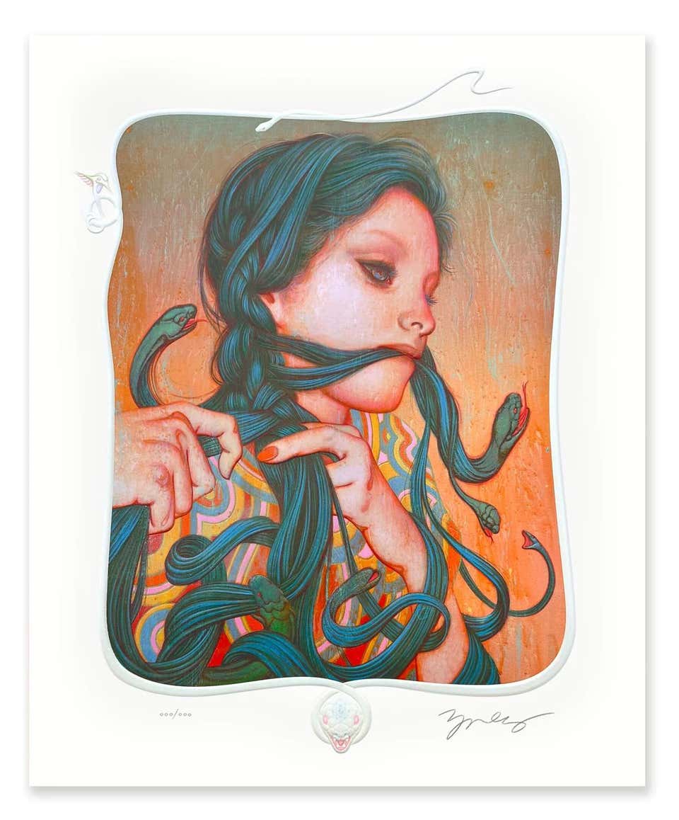 James Jean Braid III Signed Numbered Embellished Print
