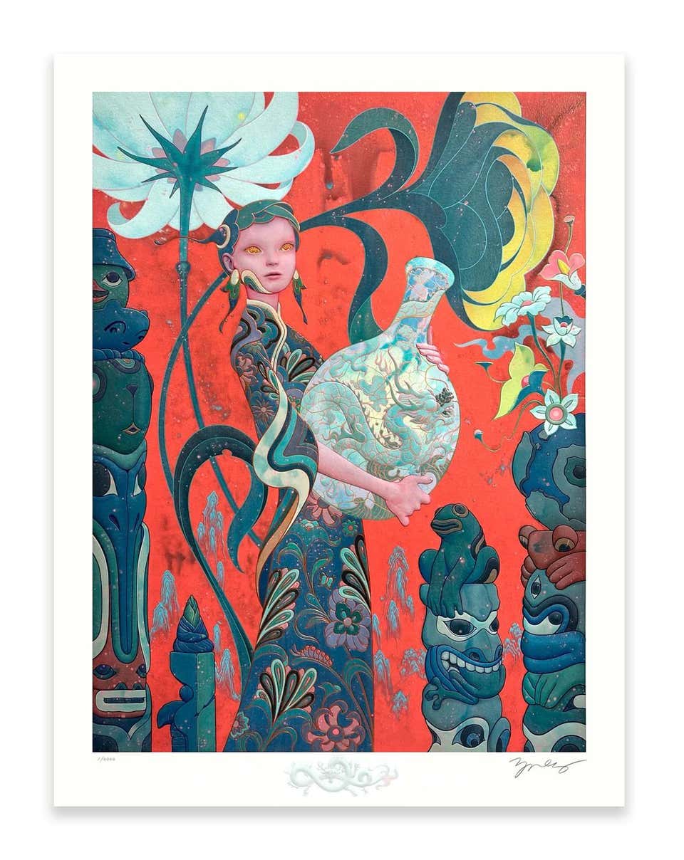 James Jean Dragon II Signed Numbered Embellished Print