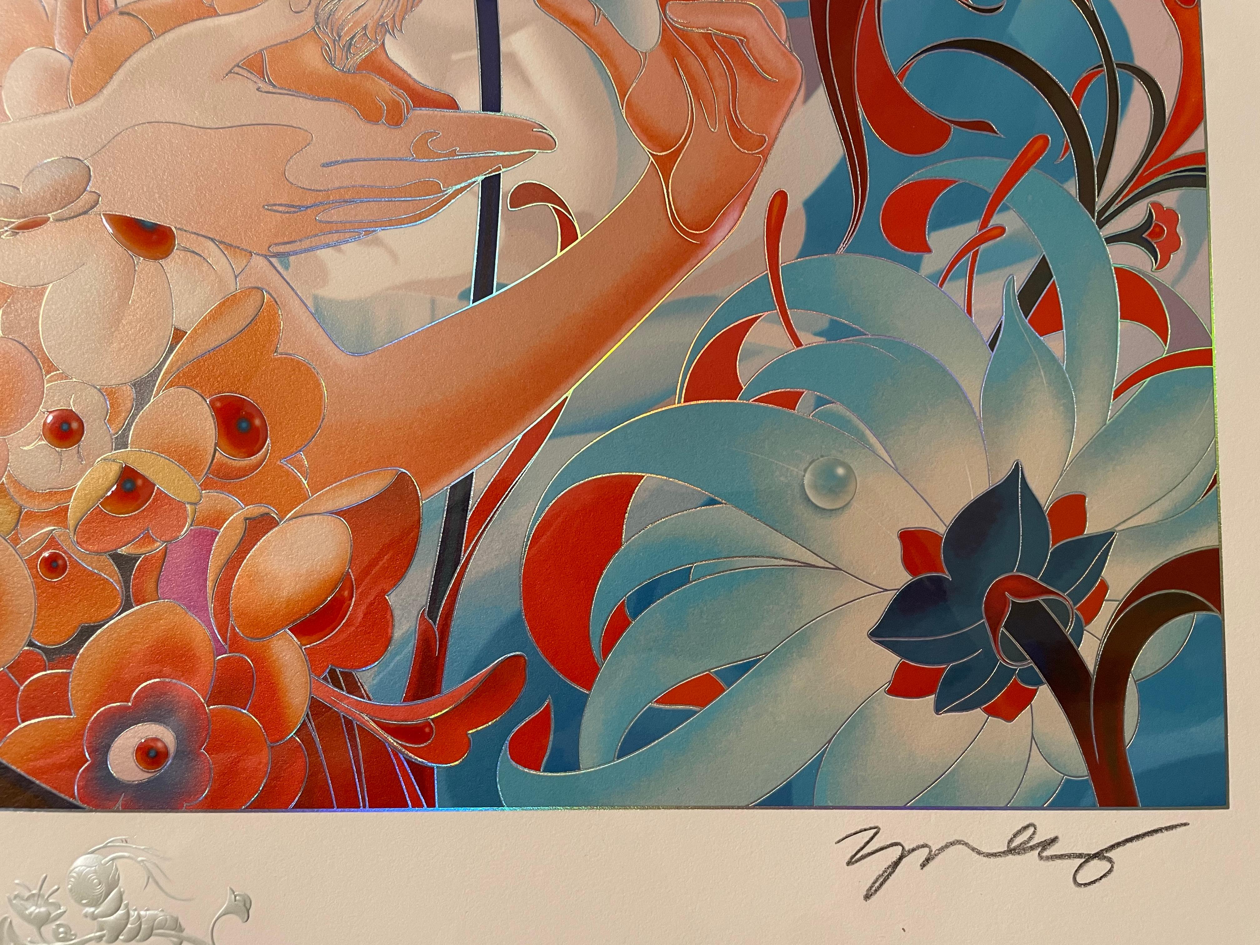 James Jean - Forager III - Carta goffrata d'arte contemporanea in vendita 3