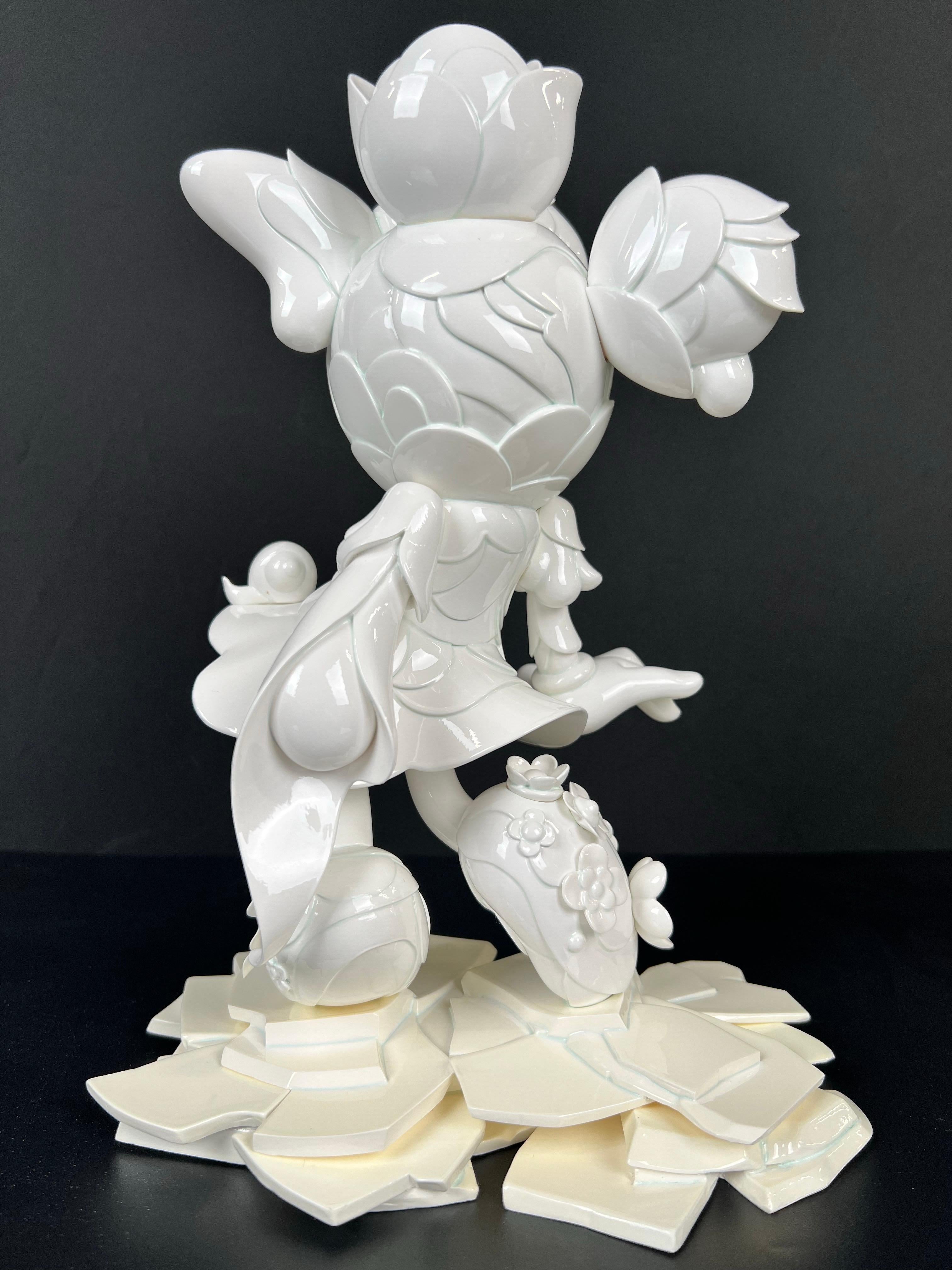 James Jean Mickey & Minnie Mouse 90. Jahrestag Porzellan-Statuen signiert im Angebot 12