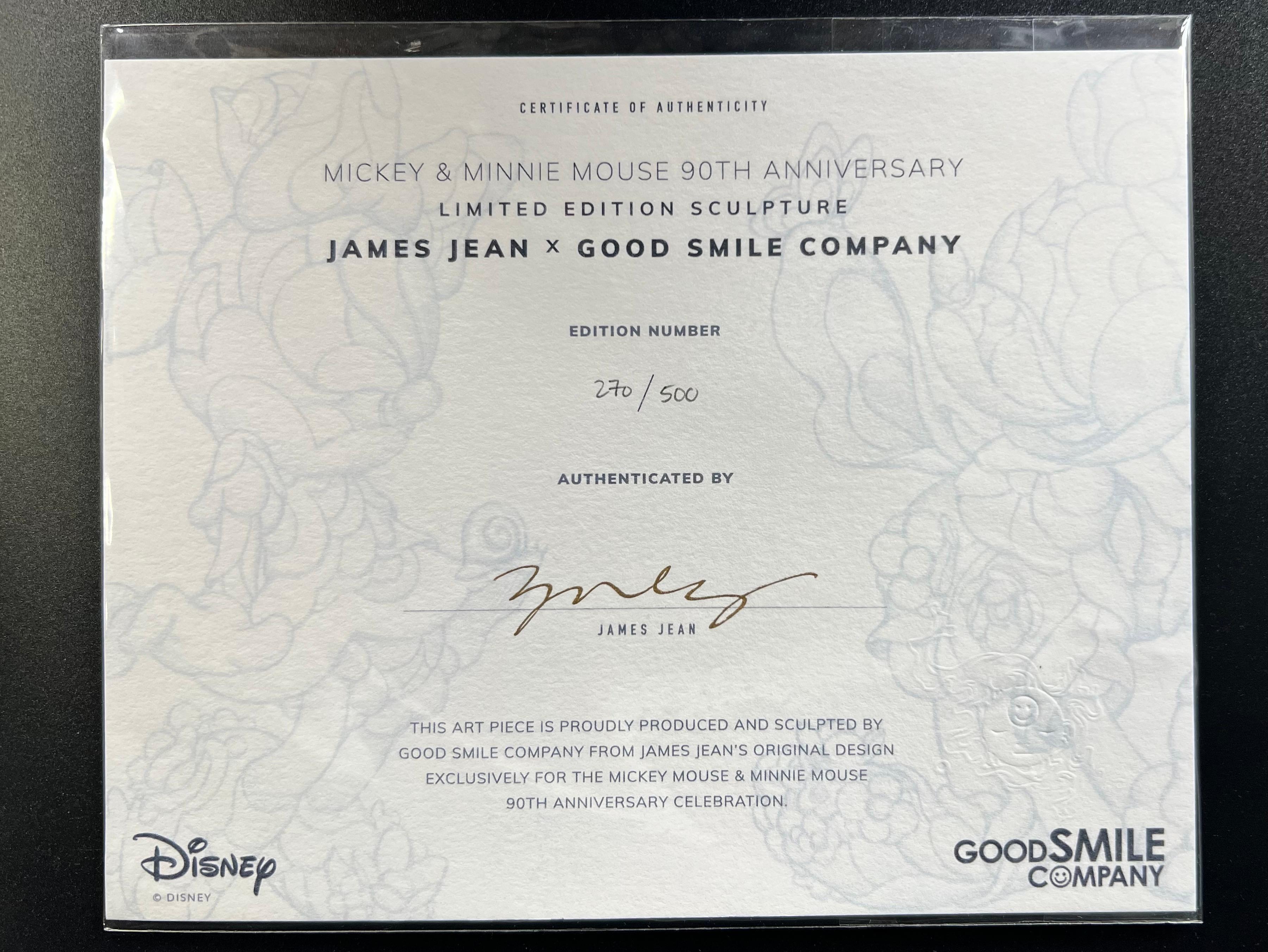 James Jean Mickey & Minnie Mouse 90. Jahrestag Porzellan-Statuen signiert im Angebot 16