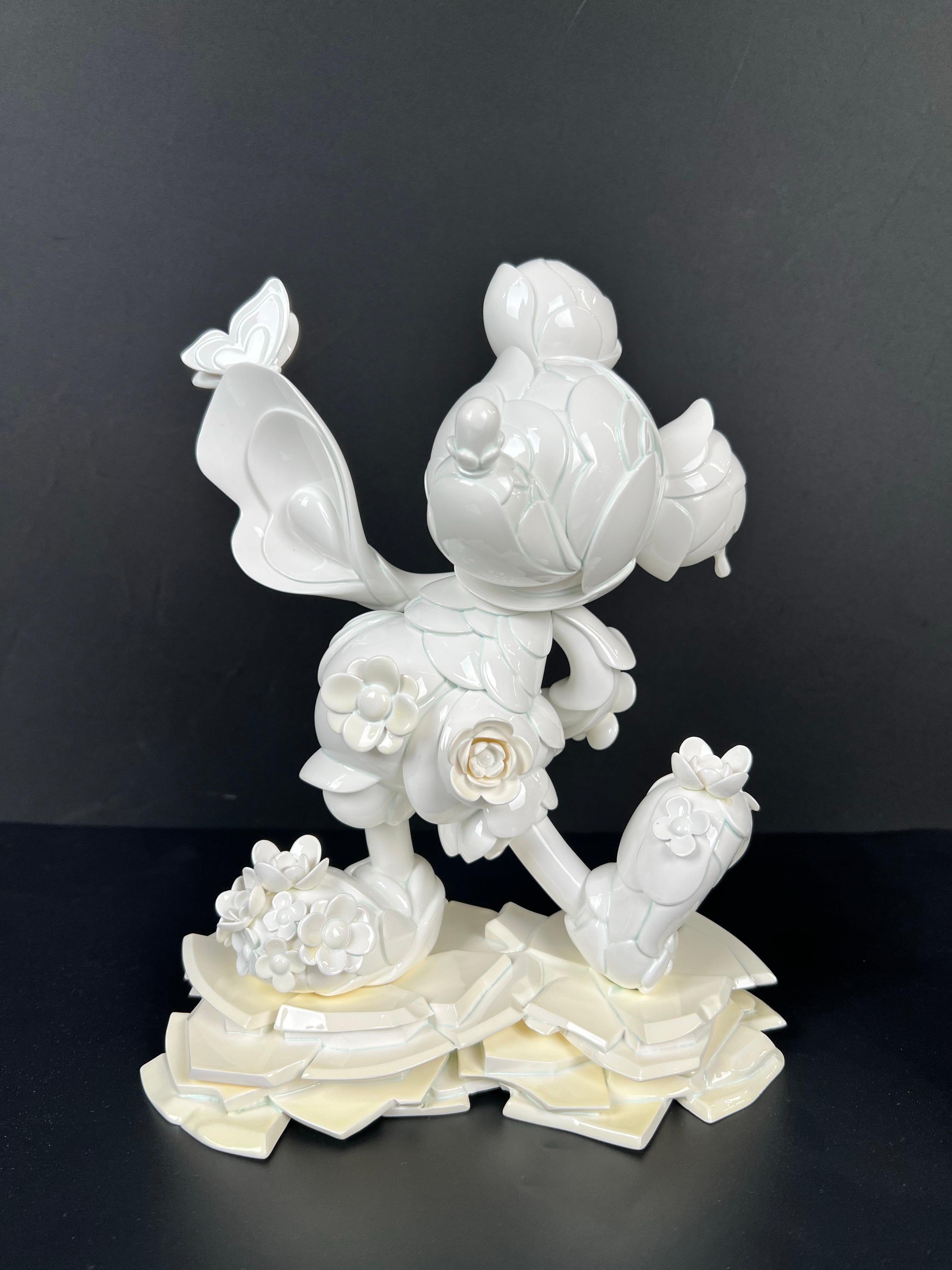 James Jean Mickey & Minnie Mouse 90. Jahrestag Porzellan-Statuen signiert im Angebot 3