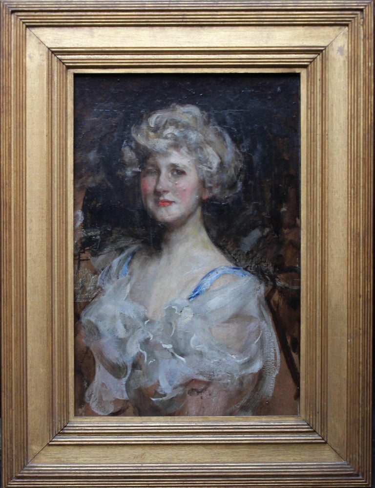 James Jebusa Shannon Portrait Of A Lady British Edwardian