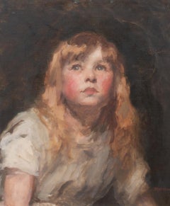 Portrait Of A Young Girl "Marleen", 19th Century 