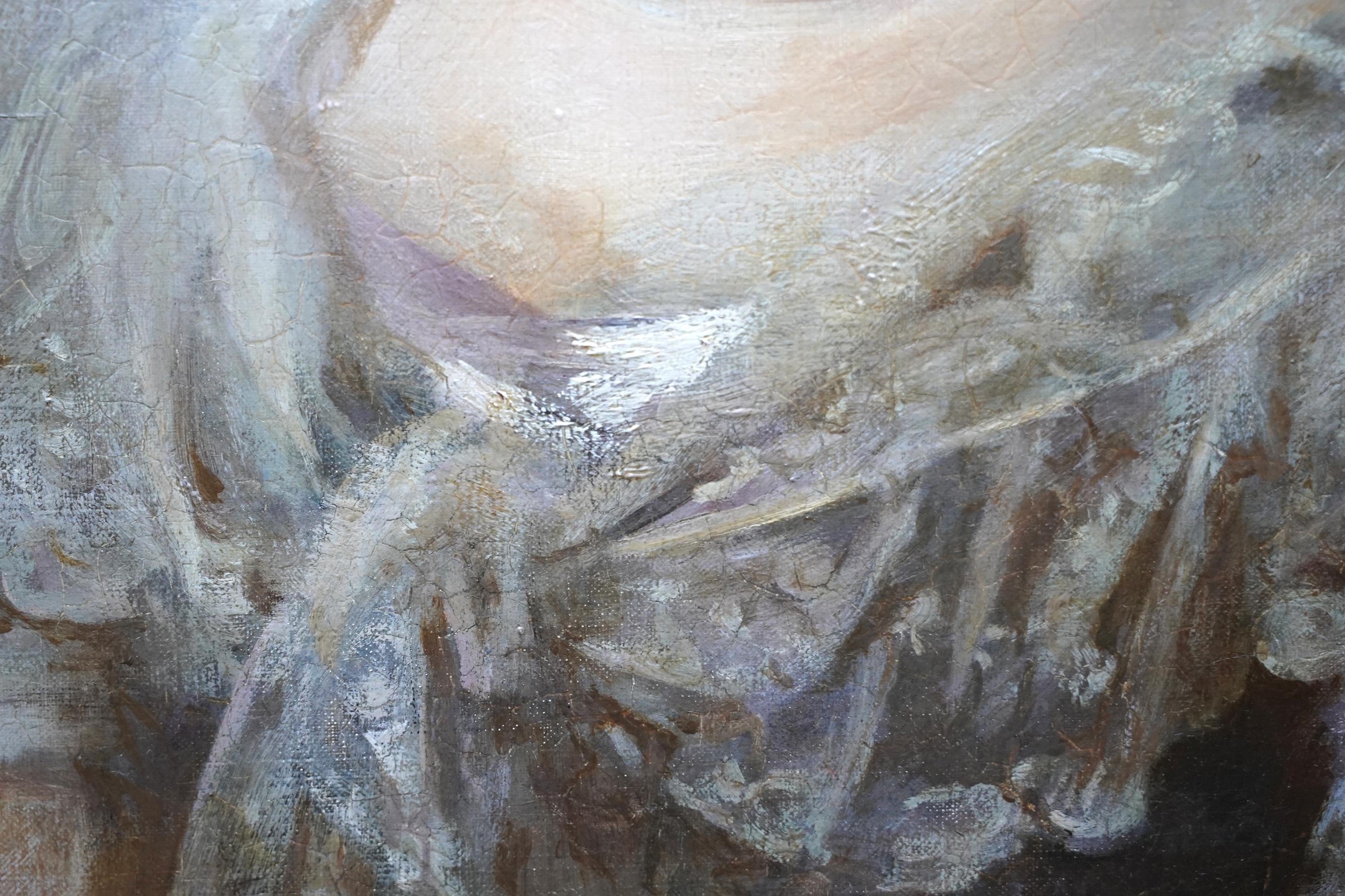 Porträt von Lady Ruthven – Edwardian Society, British American Art, Ölgemälde im Angebot 4