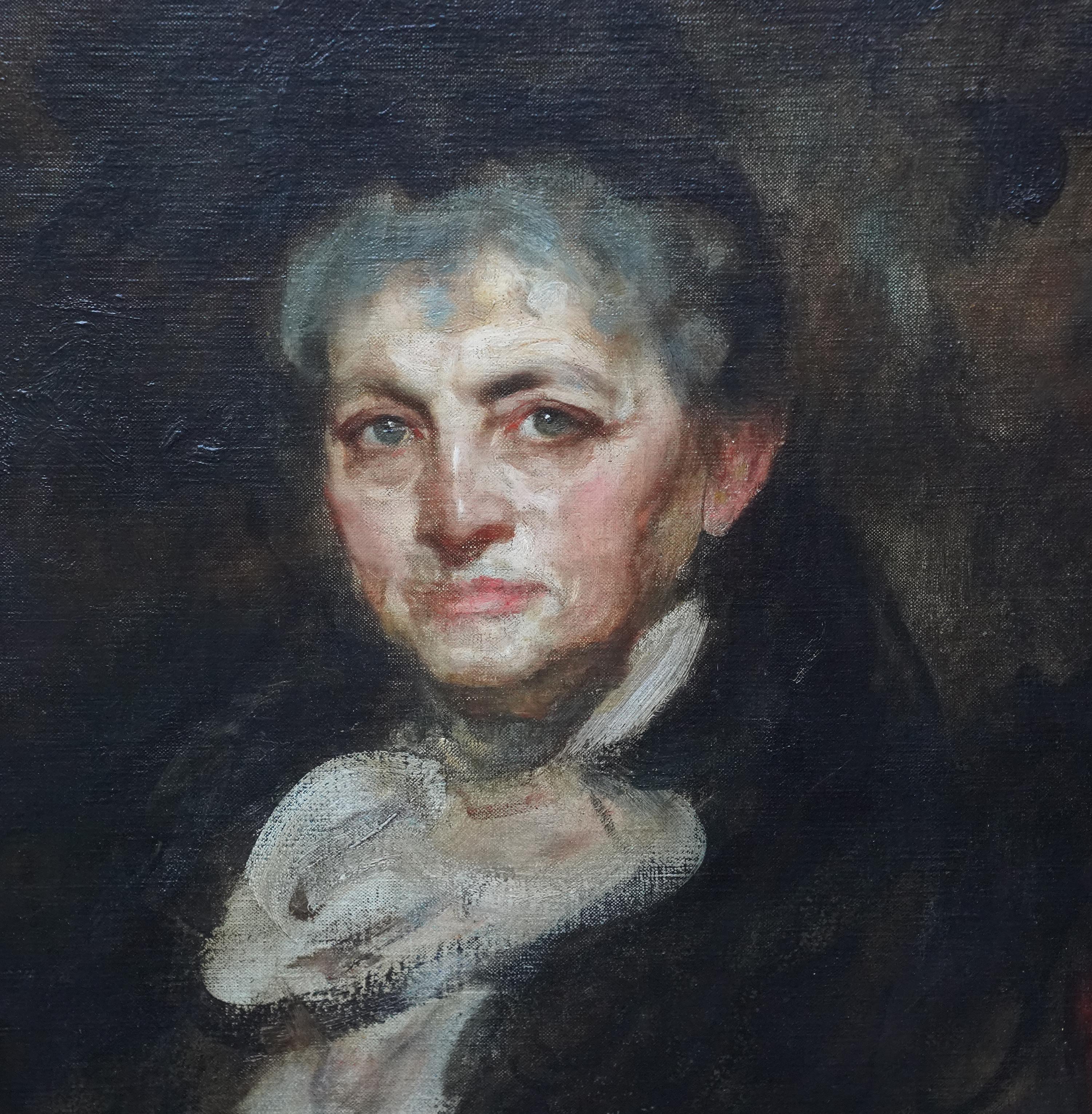 James Jebusa Shannon - Portrait of Miss Anna Simonson - British art ...