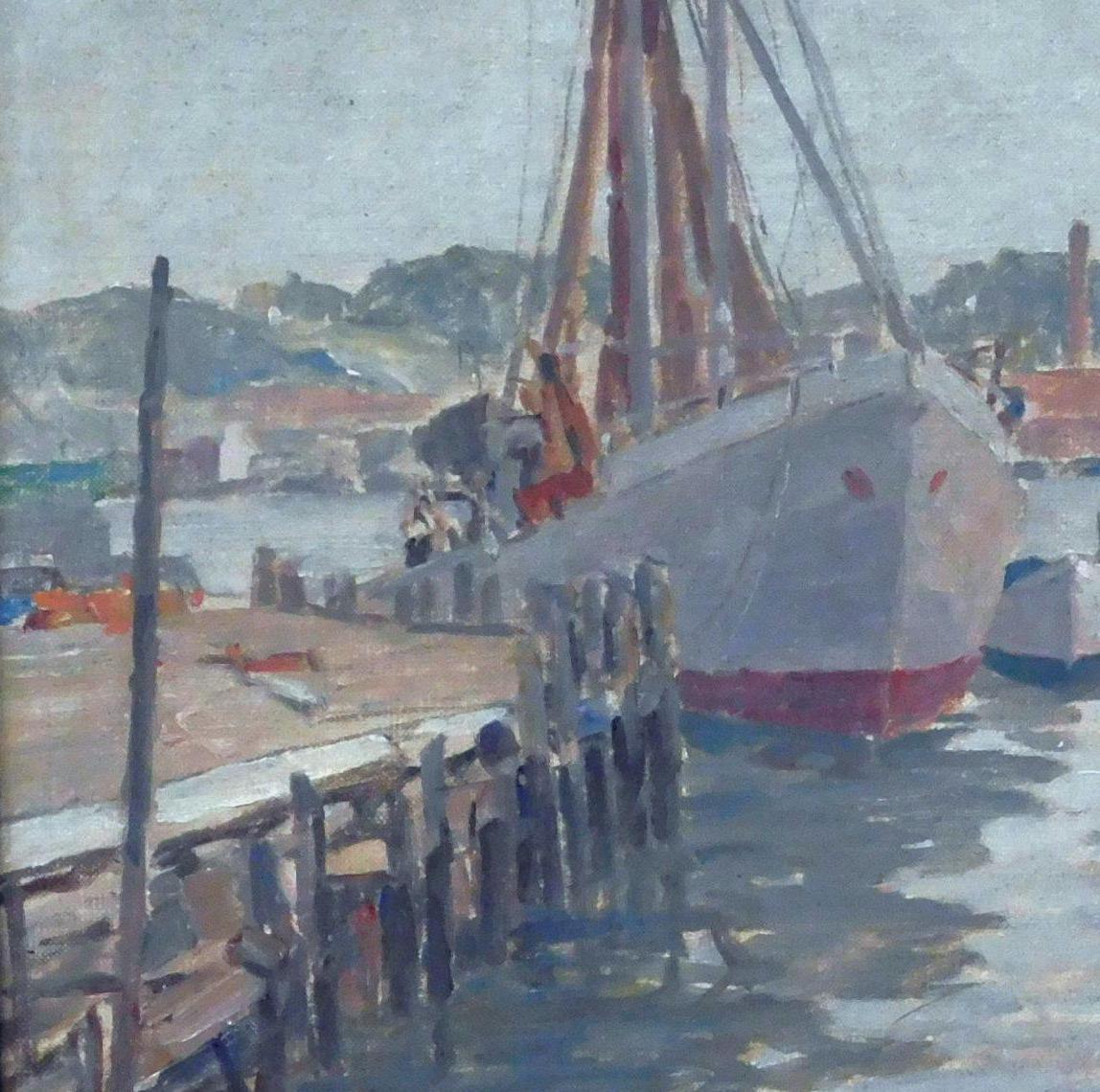 Original Ölgemälde des Chicagoer Künstlers J. Jeffrey Grant (1883-1960). 
Ein typisches und schön ausgeführtes Thema des Künstlers. 
Das Werk befindet sich in einem ausgezeichneten Zustand und ist angemessen gerahmt.
Das Bild misst 16 