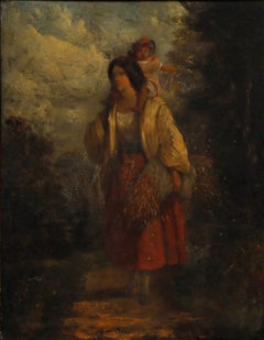 Circle of James John Hill - For Restoration  19th Century Oil, Harvest