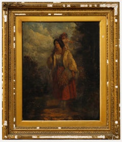 Circle of James John Hill - For Restoration  19th Century Oil, Harvest