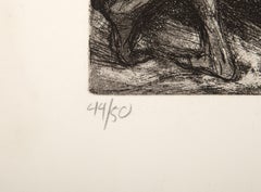 Finale, Surrealist Etching by James Kearns