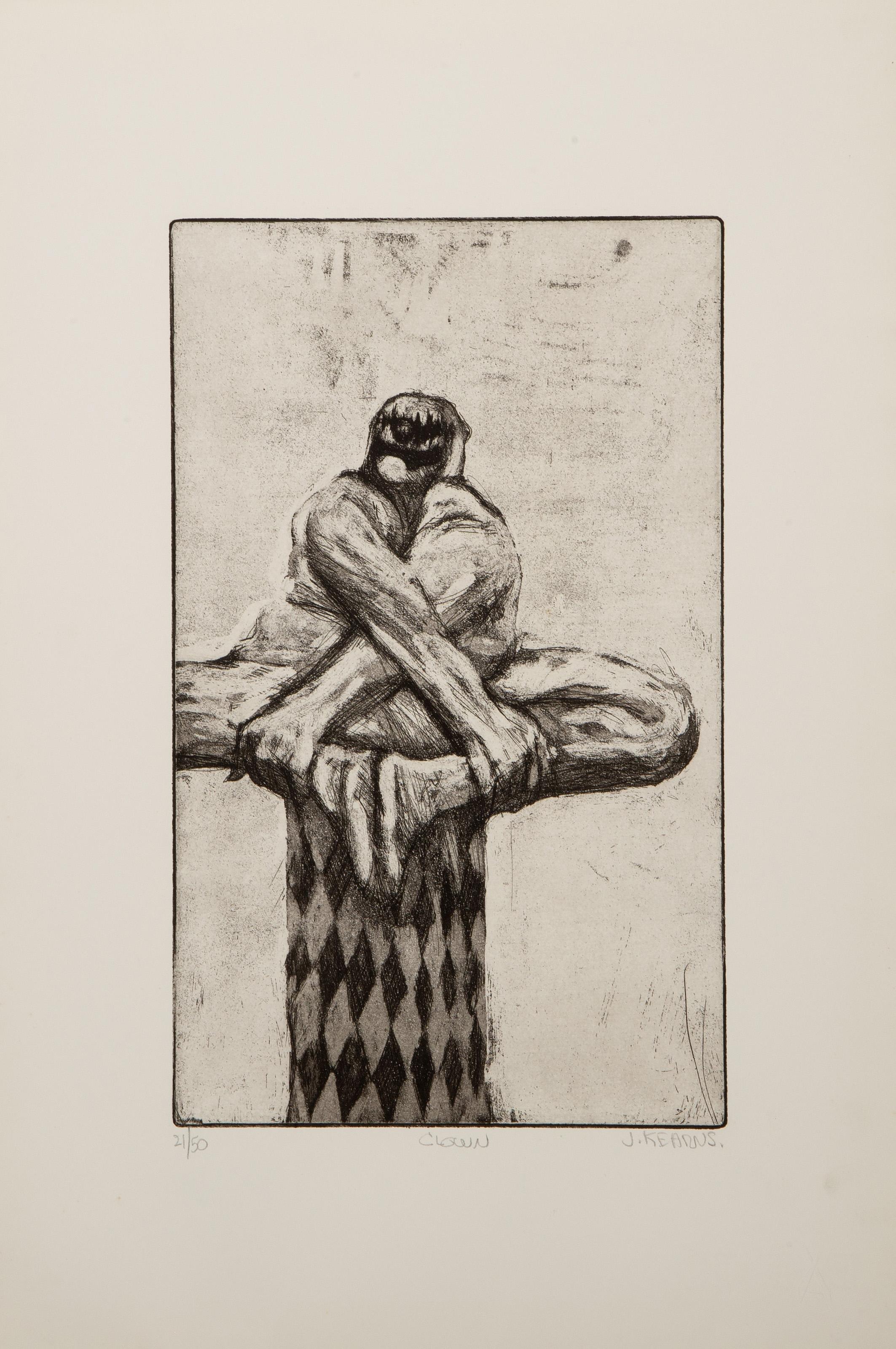 The Performers, Surrealist Complete portfolio of 12 etchings by James Kearns For Sale 9