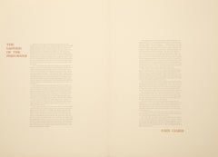 The Performers, Surrealist Complete portfolio of 12 etchings by James Kearns