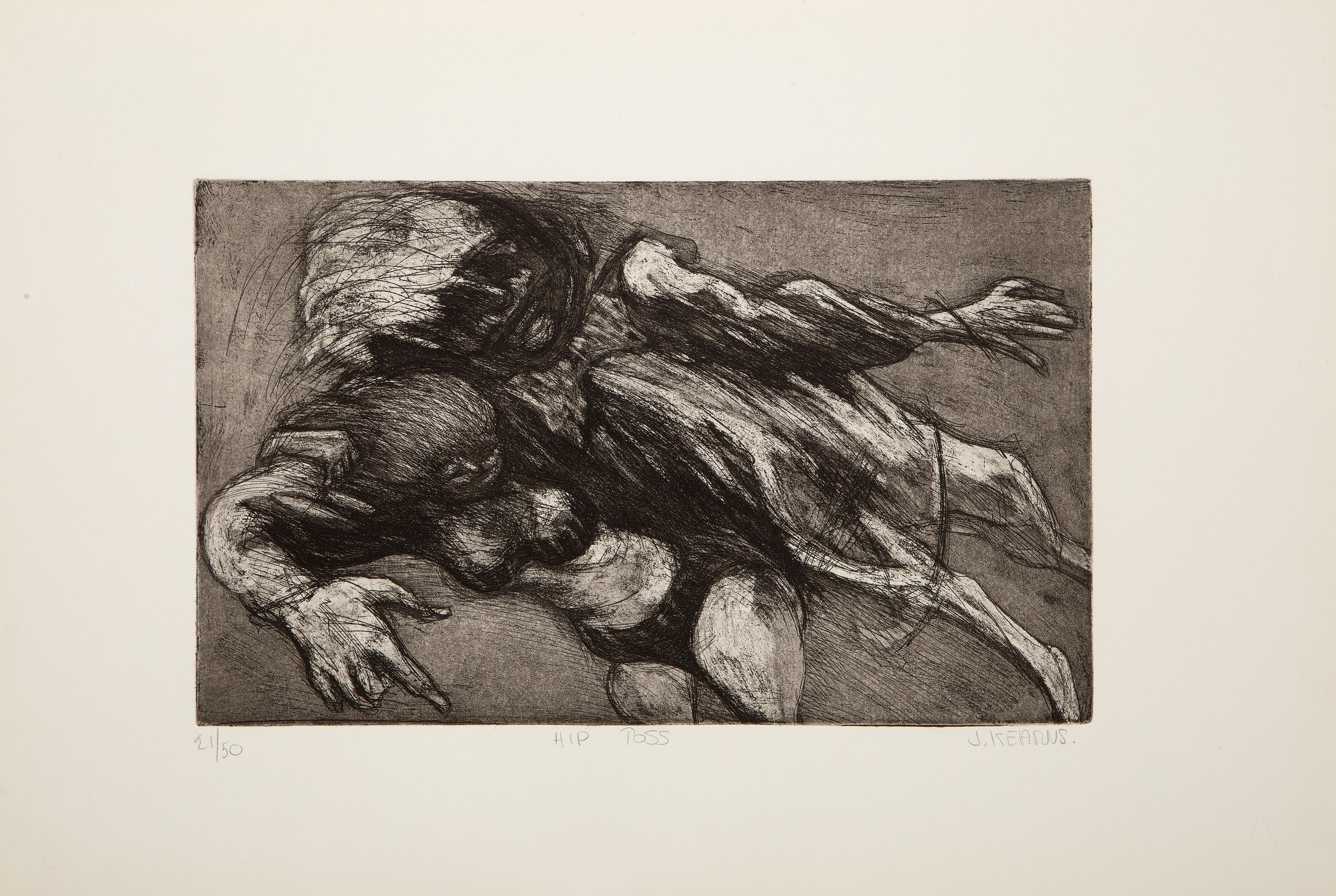 The Performers, Surrealist Complete portfolio of 12 etchings by James Kearns For Sale 5